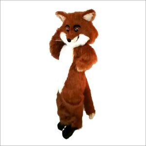 2024 Performance Fox Cartoon Mascot Costume Fancy Dishy pour hommes Femmes Halloween Outdoor Tengit Suit Mascot pour les costumes publicitaires