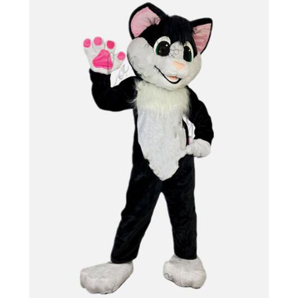 2024 Performance Fur Husky Fox Dog Mascot Costume Fancy Dishy Fomen Women Halloween Outdoor tenue Suit Mascot pour les costumes publicitaires