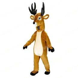 2024 Performance Reindeer Mascot Costumes Cartoon Carnival Hallowen Performance Unisexe Fancy Games Tiped Outdoor Advertising Tiptig