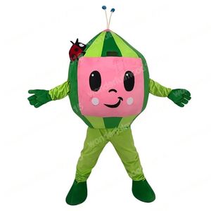 2024 Performance Watermelon Mascot Costumes Cartoon Carnival Hallowen Performance Adult Size Fancy Games Outfit Outdoor Advertising Outfit Suit