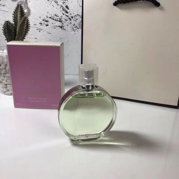 2024. Perfumes Fragancias Oportunidad para una mujer 100ml EDP Spray Neutral Marca Perfume Floral Verde Buen olor dulce Fragancia Sweet Parfum Al por mayor Dropship