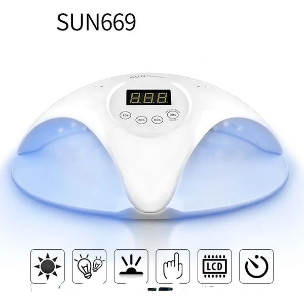 2024 Phototherapy Nail Rehancement Lampe, LED à séchage rapide à LED infrarouge Lampe de poche, 48W, équipement d'amélioration des ongles Sure, voici 3