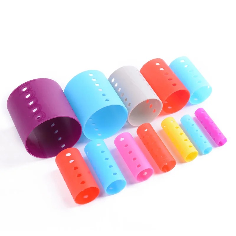 2024 Pieces Magnetic Hair Rollers Set Smooth Hair Rollers with Duckbill Clips Hairdressing Styling Tool, Random Color 6 Sizes Pieces