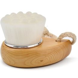 2024 Pine Comma Manuel Face Lavage Brosse Couleur Couleur Couleur Brousse de visage Bambou Charbon à tête noire Brosse de nettoyage - Brosse pour le visage de charbon de bois Brosse