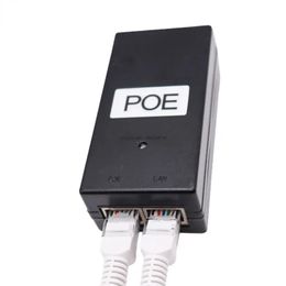 Fuente de alimentación POE 2024, adaptador de CC de 24V, 0,5a, 24W, inyector de alimentador POE de escritorio, adaptador Ethernet de vigilancia CCTV, accesorios de adaptador de CA/CC