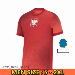 2024 Maillots de football en Pologne Lewandowski Home Away 2024 Euro Cup Polska Team National Milik Piszczek Piatek Grosicki Krychowiak Zielinski Fan Football S 163