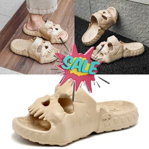 2024 populaire eva schoenen schedel voeten dikke zool sandalen zomer zwart blauw strand heren schoenen ademende slippers gai