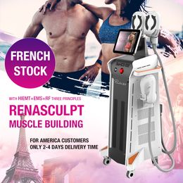 2024 Portable Emslim Neo Slimming met RF Tesla -beeldhouwer EMS Sculpt Machine Spier Spierbouw Stimulator Stimulator Vet Burning Beauty Salon Equipment