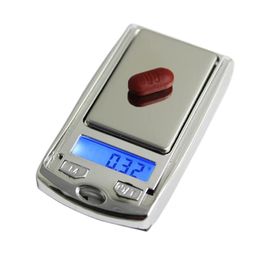 2024 Portable Mini Digital Pocket Scales 200g / 100g 0,01g pour les bijoux en or Salance d'équilibre des échelles électroniques Échelle de poche numérique pour