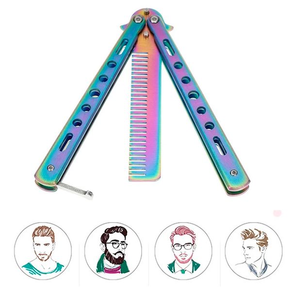 2024 PRÁCTICA PORTABLE Cuchillo de mariposa Cuchada de mariposa Aleación de aleación de acero Cuchas de entrenamiento plegable Juego de entrenador al aire libre para regalos para