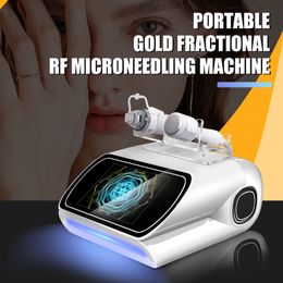 2024 Portable Skin Care Micro Needle Fractional Face Vacuum RF Louting Vacuum RF Golden Miconeedle Machine