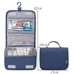 2024 Bolsa de almacenamiento de viaje portátil Organizador de cosmética de tela Bag Organizador de la bolsa de la bolsa de tocador Organizador de maquillaje de almacenamiento de almacenamiento para lavado para