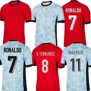 2024 Portugal Home Soccer Jerseys Thai Quality Jersey Numéro personnalisé Shirt Dhgate Discount Kingcaps Design Your Own Football Wear Bernardo 10