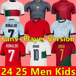 2024 Portuguesa Portugal voetbaltruien Ruben Ronaldo Joao Portugieser 23 24 25 Portugese voetbalhirt Men Kids Sets Wereldbeker Team Portugals Tops