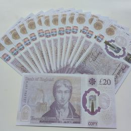 2024 Pond Prop Geld Brits Geld Kopie 100 Stuks Pack Nachtclub Film UK Fake Money Collection Bar