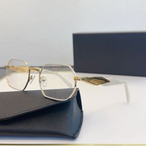 2024 Premium Sense Marca de lujo Marcos de titanio Diseñador hecho a mano Hombres de negocios Miopía de las mujeres Gafas polarizadas Moda Personalizada PR180VS Marcos