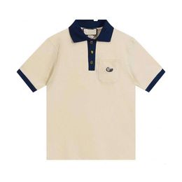 2024 PRODUCTOS DE ALTORES PREMIUM Zhangzi Bordado Bordado Camiseta Polos de Carta Bordada Camiseta Media manga corta Unisex