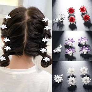 2024 Pretty Lady Colors Baby Girl Hair Accessories Hot Sale Crystal Hairspins Cute Soft Candy Color Girl Infant Style Hairpin