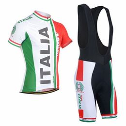 2024 Pro Italia Team Cycling Jersey Set Summer Cycling Vêtements Mtb Vêtements de vélo uniformes