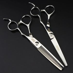 2024 Ciseaux de cheveux de 6 pouces professionnels éclaircissant les cisaillements de cheveux coupes coiffure outils ciseaux coiffures ciseaux - outils de coiffure pour -