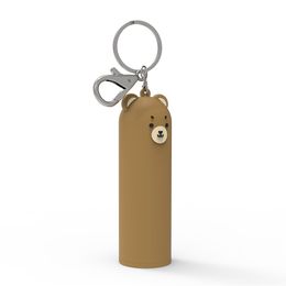 2024 Promotionele cadeau Keychain Cute Bear Outdoor Portable Power Pack USB C Mobiele telefoon Power Pack Outdoor Power Charging schat rugzak hanger