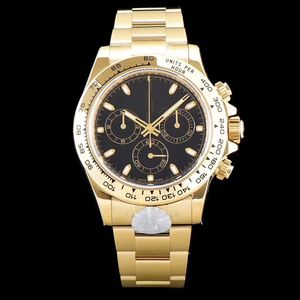 2024 QC Chec Hommes Montre Super Qualité Automatique CAL.4130 Mouvement 40mm 126508 M116508 Montres Céramique Or 18 carats Étanche Noctilucent Montres-bracelets pour hommes