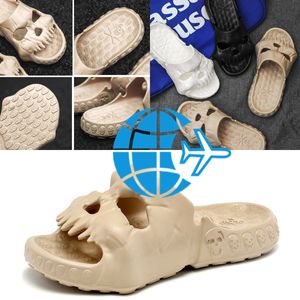 2024 Kwaliteit EVA Schoenen Schedel Voeten Sandalen Zomer Blauw Strand Herenschoenen Ademende Slippers GAI eur 40-45