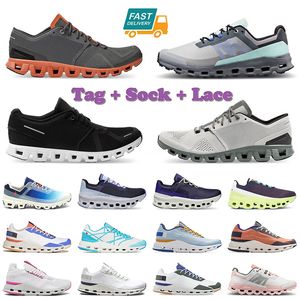 2024 Modes de qualité sur Cloud Femmes Chaussures de créateurs de luxe sur Cloud Clouds Tout Noir Blanc Rose Gris Bleu Rouge Violet Luxe Femme Hommes Chaussures Baskets