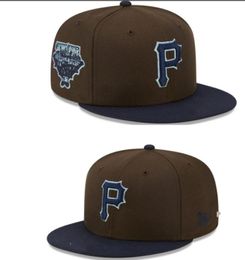 2024 "Pirates" Baseball Snapback Sun Caps Champions Champions World Series Men Women Football Chapeaux Snapback Strapback Hip Hop Sports Hat Mix Order A0