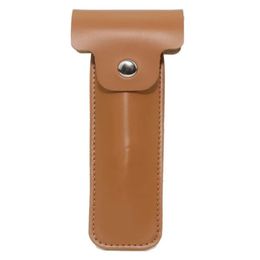 2024 Razor Case Travel Razor Holder Case For Manual Double Edge Safety Razor Razor PU Leather Cover Men Shaving Accessoriestravel razor