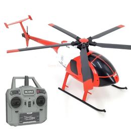 2024 RC ERA 1 28 C189 Hélicoptère Bird Tusk MD500 Modèle de simulation sans balais 6axis Gyro Boys Toys 240523