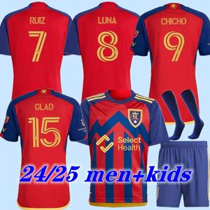 2024 ECHTE MENS SOCKER JIRES Salt Cordova blij MacMath Herrera Lake Home voetbalshirt Korte mouw uniformen 2025 Fans Men Kids Kit Kreilach Wood Ruiz Meram