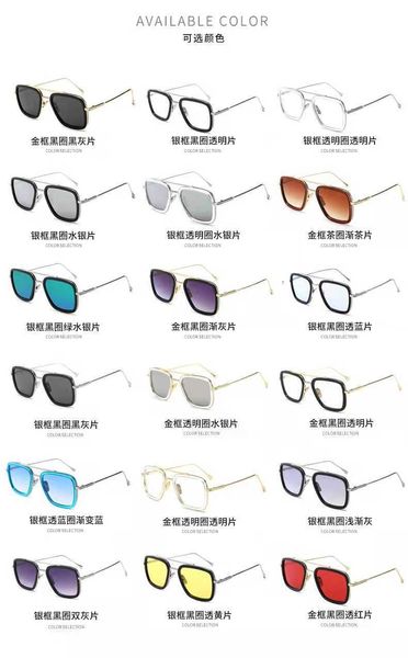 Lunettes de soleil carrées rétro pour femmes, nouvelles lunettes tendance en fer pour hommes, boîte de mode, lunettes de soleil Spider Man avec logo, 2024