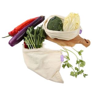 2024 bolsas de malla de algodón reutilizables para fruta de vegetales alimentos cocina bolsita de almacenamiento lavable bolsita de cuerda ecológica organizador de cocina2.para la bolsa de organización de la cocina