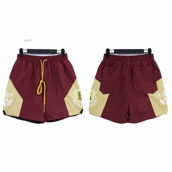 2024 RHUDE Designer Mens Shorts Brand Luxury Sports Sports Summer Femmes de maillots de bain Womens Clothing Us Size S-XL CT92