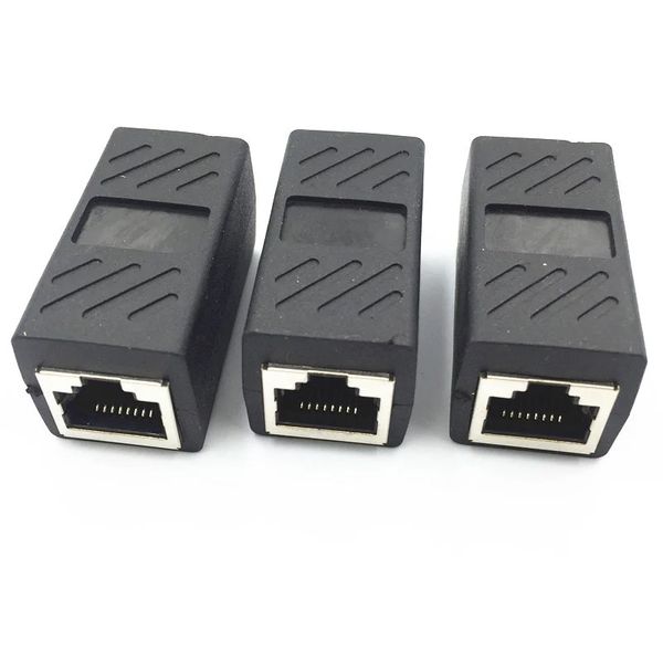 2024 RJ45 Connector Network Extender Ethernet Kabel RJ45 Adaptateur d'extension Gigabit Interface féminine Connector de réseau Femme pour Ethernet Kabel Extender