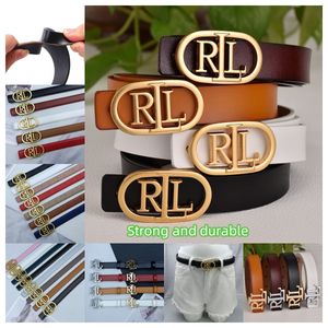 2024 RLL Women Designer Belt Belt -riemen Leer 2,5 cm breedte Hoogwaardige mannen Designer Strong en duurzame kinderriem Rll Belt For Men Designer Luxe riem