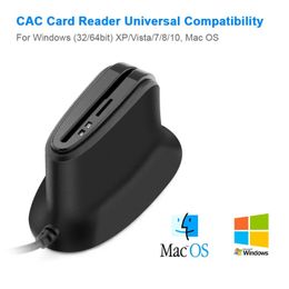 2024 Rocketek ISO 7816 USB 2.0 SIM Smart Universal Id Card Slot Reader para tarjeta bancaria ATM IC/ID CAC TF Cardadores de cartas Tarjeta de memoria para