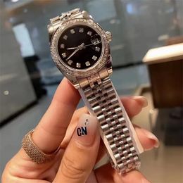 2024 Roliss New Designer Watch Reloj de alta calidad para mujeres Gold S acero inoxidable de acero inoxidable 2813 MOVIMIENTO DE MOVIMIENTO Diamante Versión de nivel superior de lujo con caja gratis Barco