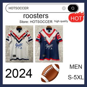 2024 Roosters Team Rugby Jerseys Angleterre du Sud Afrique Irlande Rugby Noir RUGBY Ecosse Fidji 24 25 Worlds Rugby Jersey Home Away Mens Rugby Shirt Jersey