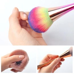 2024 Rose Gold Foundation Powder Blush Brush Brush Maquillage Brush Brush Set Tools Cosmetic Test Soft Big Size Face Makeup Brushes For Rose