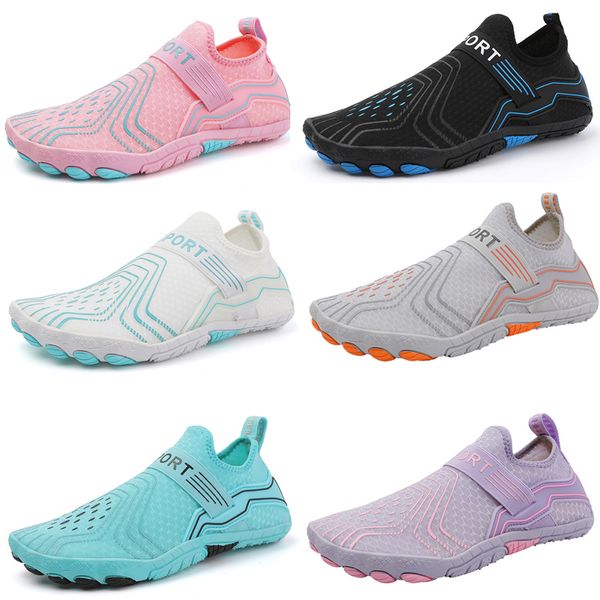 2024 Rubber Water Heren Sportschoenen Zomer Strand Barefoot Surfen Slippers Kust Rivier Aqua Schoen Mannen Vijf Vingers Unisex schoenen Zwemmen