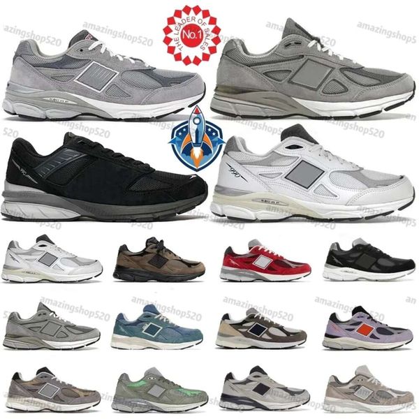 2024 Running Designer 992 Chaussures 990 hommes Femmes Emballent rose 993 Briques en bois Cloud Cloud de mer Gris Salt bleu Haze blanc noir 990V3 Mentide Trainers Outdoor Sports Sneakers