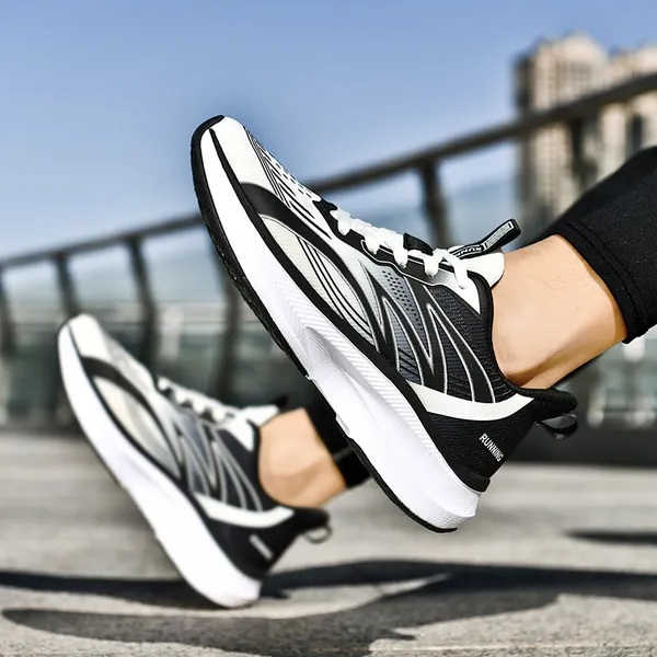 2024 zapatillas para correr para hombres zapatillas de deporte moda negro blanco azul gris entrenadores para hombre GAI-14 tamaño de zapato al aire libre 39-45