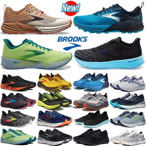 2024 Runningschoenen Gebreide Triple Black Multi-Color Oreo Cascadia 16 20 Glycerine Rust Rust Pink Midnight Purple Heren Dames kussen Jooging Sneakers Run Trainers Brooks Brooks