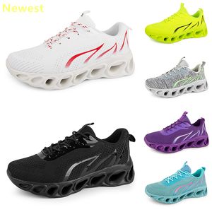 2024 chaussures de course hommes femme blanc noir profond marine crème rose gris baskets fond souple respirant GAI