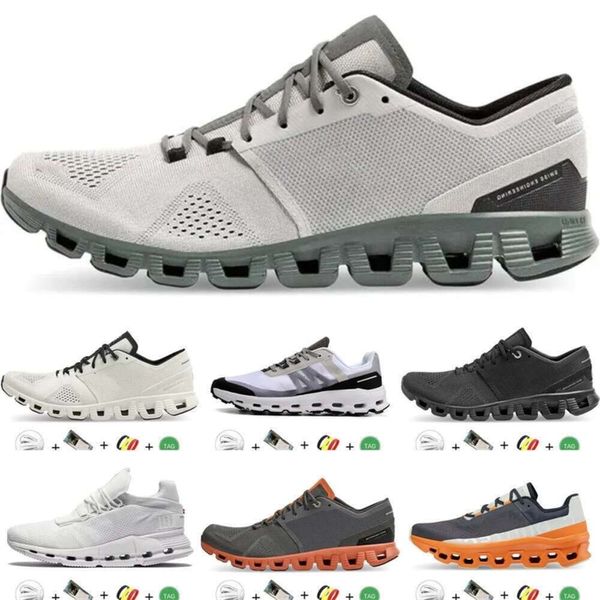 2024 Zapatillas para correr On X 1 3 Cloudnova Form Hombres Mujeres Zapatilla de deporte Triple Black Flame White SurferNova Lumos All Black White Acai Purple Yellow Eclipse Zapatos para caminar