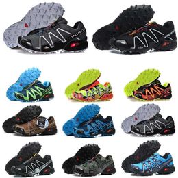 2024 chaussures de course Speed Cross 3.0 III CS hommes noir rouge blanc bleu foncé pomme vert jaune hommes baskets de sport de plein air 40-46 Z11