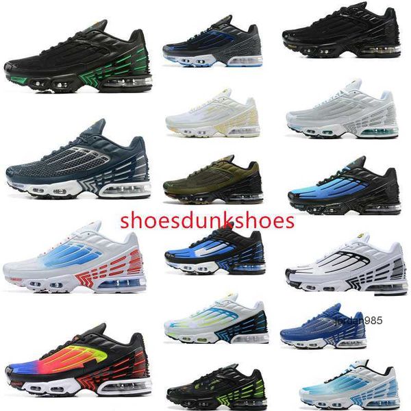 2024 Chaussures De Course Tuned Plus Tn Hommes Marine Os Noir Hyper Bleu Blanc Aigue-Marine Olive Orange Multi Couleur Gradient Obsidienne Deep Royal Gold Tns Baskets Designer