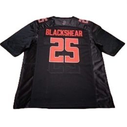 2024 Rutgers Scarlet Knight Raheem Blackshear # 25 Real Full Embroidery College Jersey Taille S-4XL ou personnaliser tout nom ou numéro de numéro